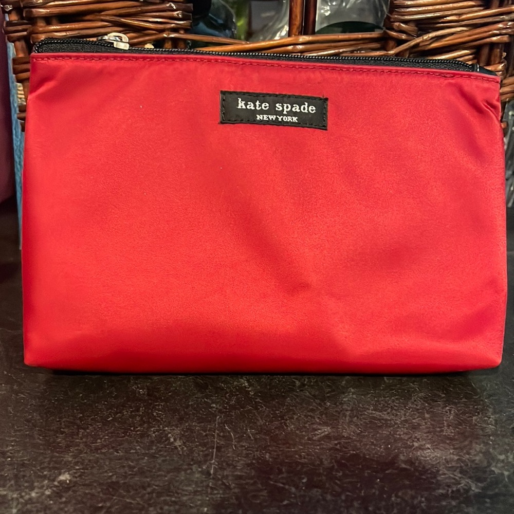 Authentic Red Kate spade make up case